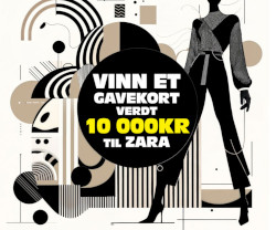 Vinn gavekort verdt 10 000 kr til ZARA